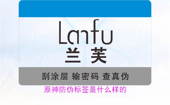 原神防偽標簽是什么樣的？揭秘原神防偽標簽的獨特設(shè)計與防偽效果(圖1)